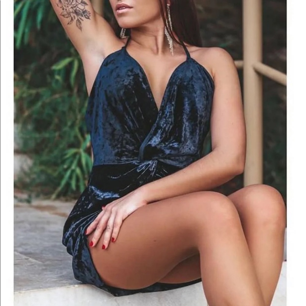 ZARA Holiday Party  Velvet mini dress - Picture 8 of 16